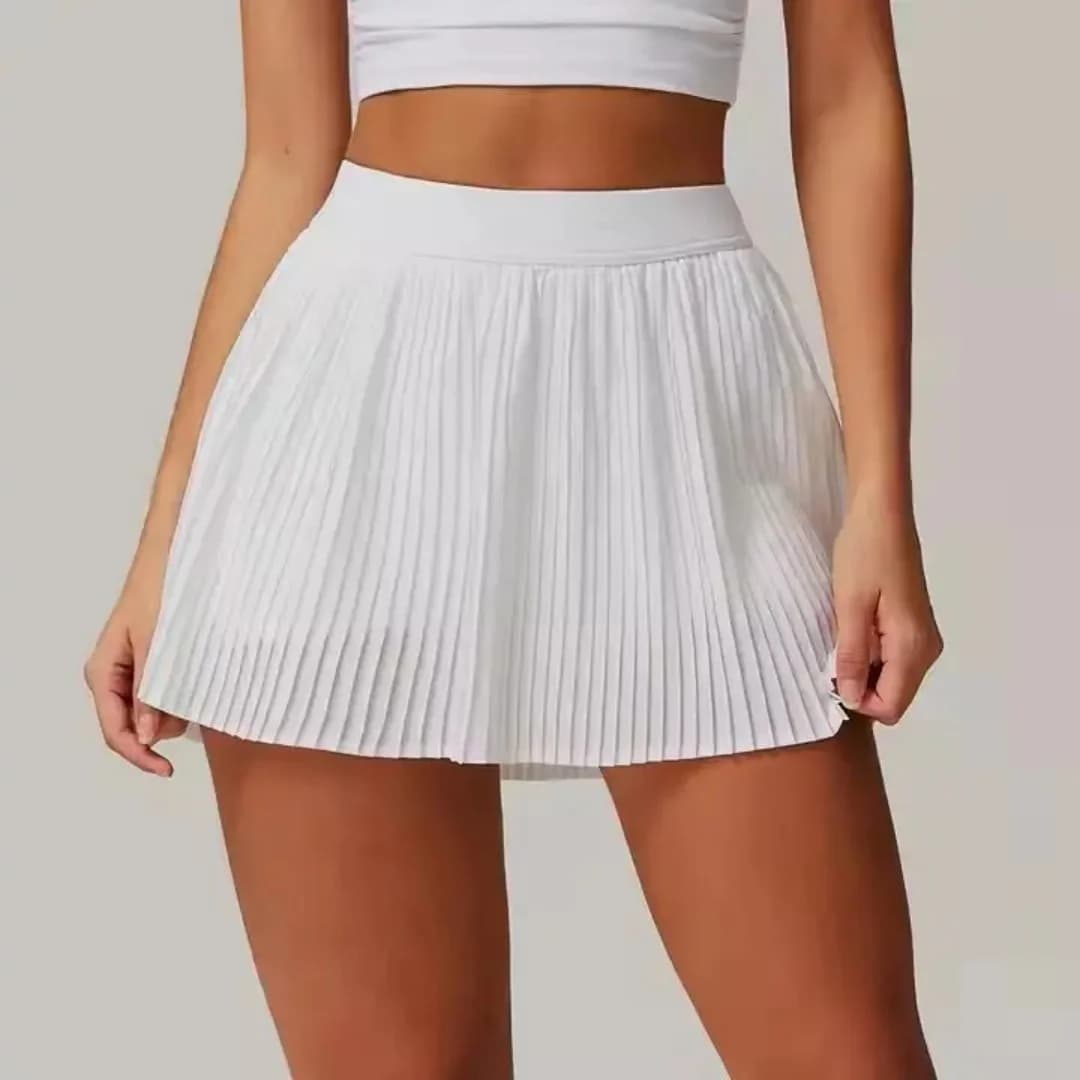 Jupe de golf et de tennis 2 en 1, combinaison de fitness plissée avec poche intérieure, style sexy p