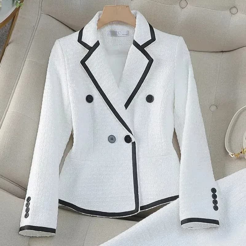 Costumes de luxe pour femmes, jupe de célébrité, petits costumes parfums, tempérament, Slim, costume