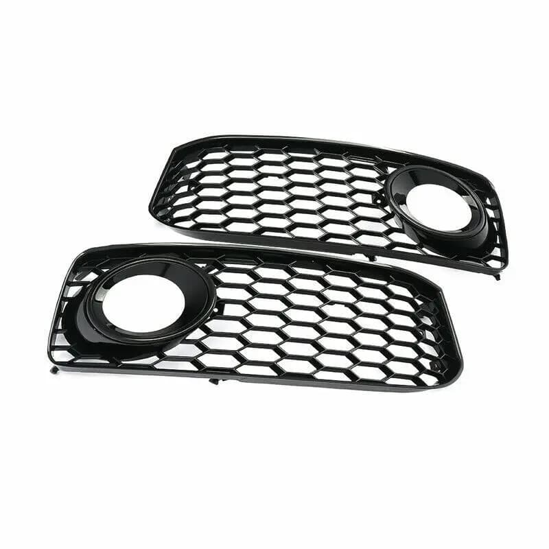 2X pare-chocs antibrouillard gril maille lampe nid d'abeille maille Grille hexagonale pour Audi A5 S