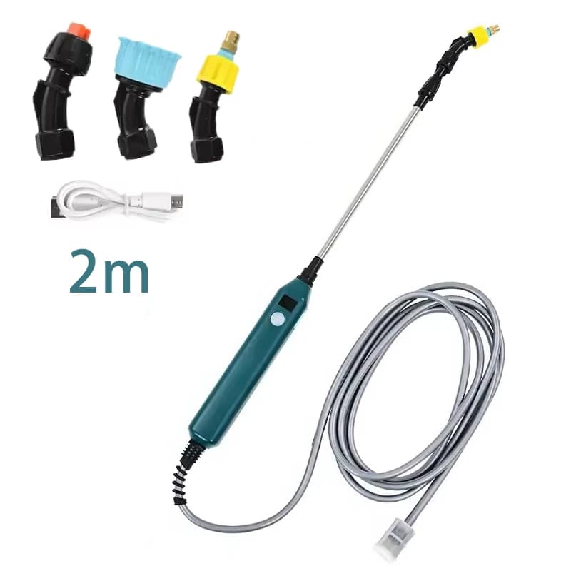 Baguette télescopique portative de pulvérisateur électrique de 2400mAh pour l'arrosage des plantes f