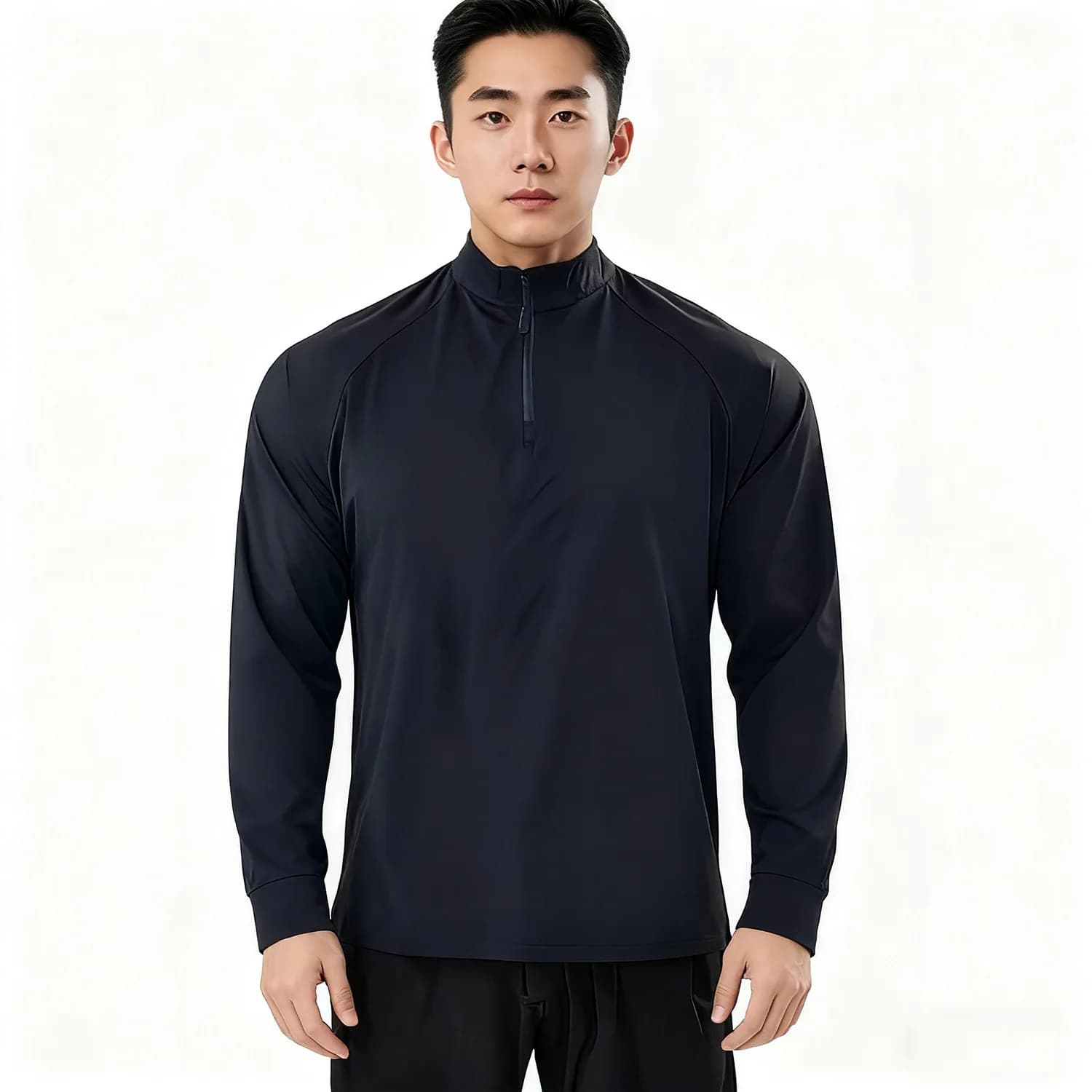 T-Shirt à manches longues pour hommes, nouveau sport, course à pied, Fitness, extensible, séchage ra