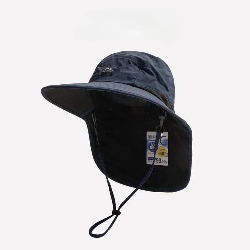 Chapeaux d'été à large bord unisexe avec protection du cou, chapeaux bob, visières d'extérieur, séch