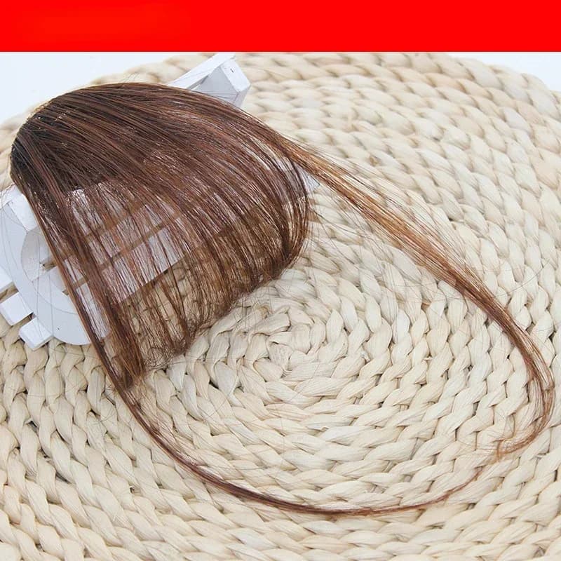 Faux Air frange cheveux Extension à clips cheveux synthétiques fausse frange naturel faux postiche f