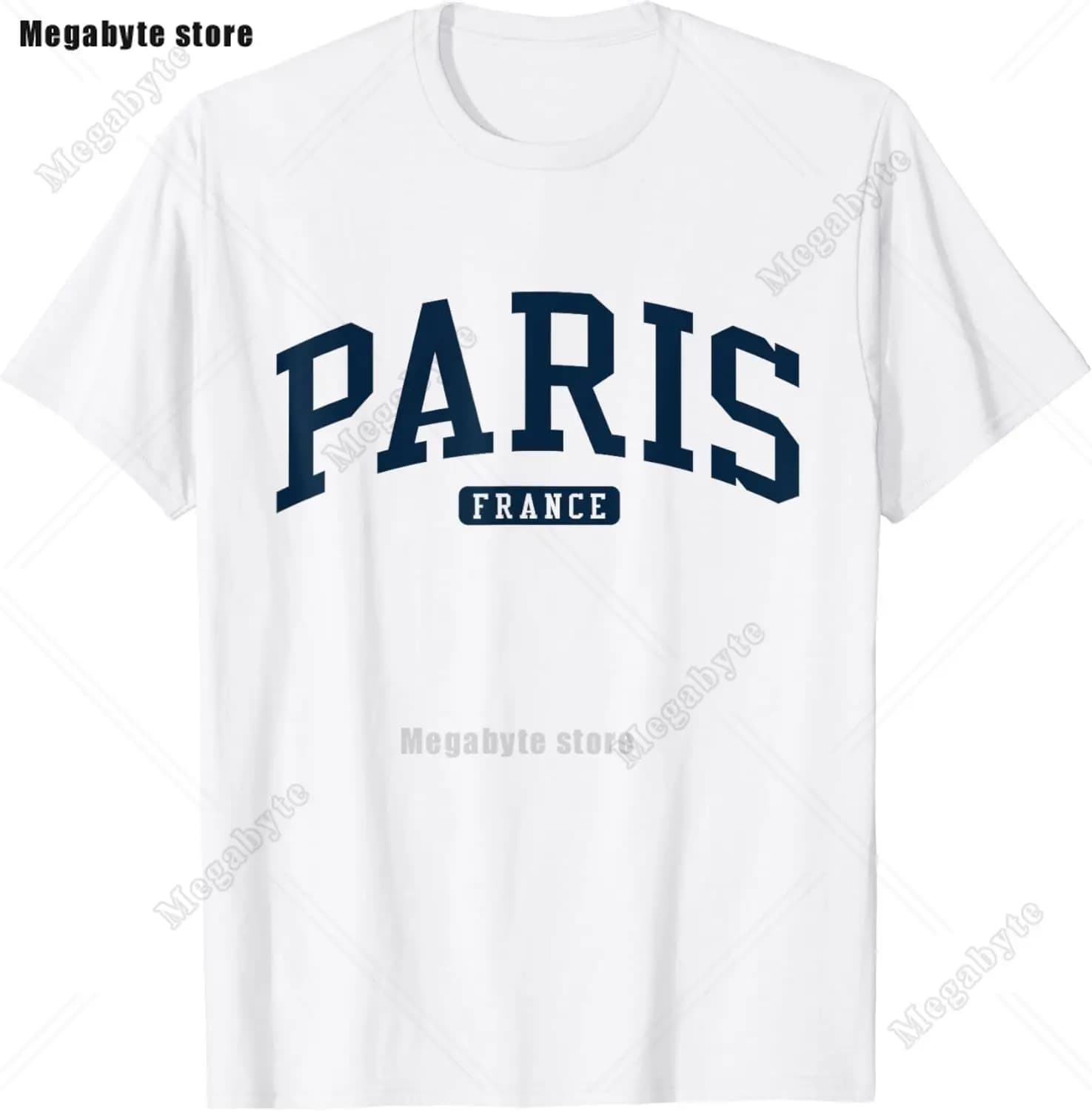 Tour Eiffel Paris Chemise Vintage I Love Paris France T-Shirt 100% Coton Respirant T-Shirt En Plein 