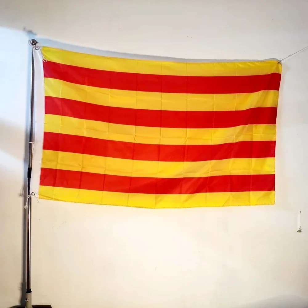 Drapeau de la fierté catalo-bourdélienne 2x3ft 3x5ft, bannière en polyester La Senyera, drapeau espa