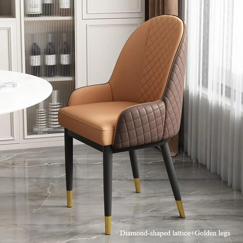 Chaise de Salle à Manger Ergonomique et Confortable, Chaises de Salon Modernes et Légères, Meubles M