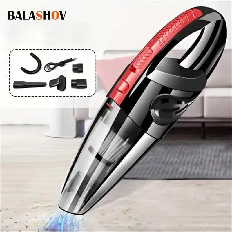 Aspirateur sans fil Portable, aspiration puissante, Rechargeable, Charge rapide, pour voiture, maiso