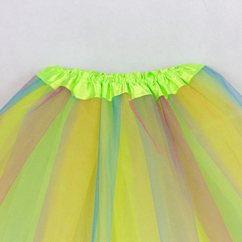 Jupes d'été à trois couches pour filles, jupe Tutu pour enfants, vêtements de danse, jupe de princes