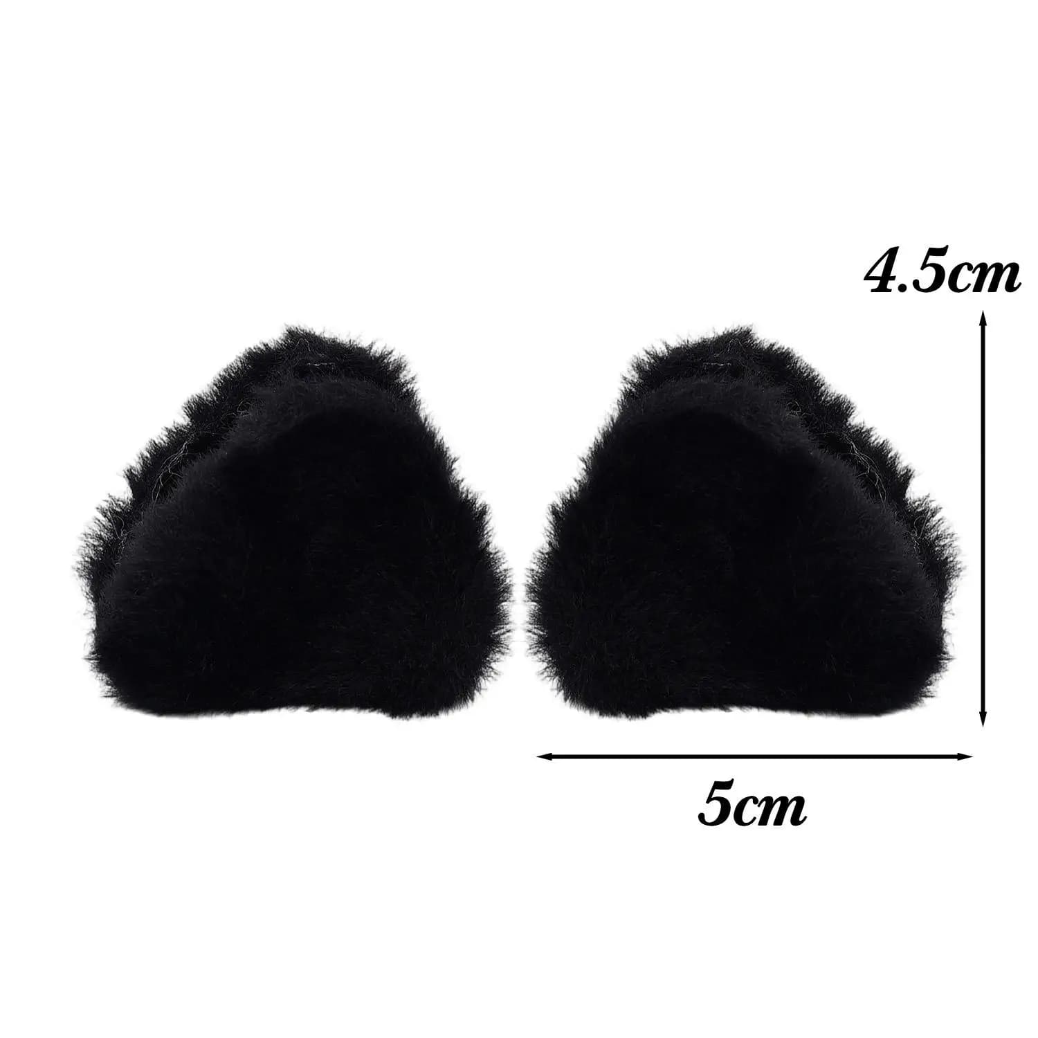 Pinces à cheveux oreilles de chat, griffes en peluche moelleuses, épingle à cheveux pour femmes et f