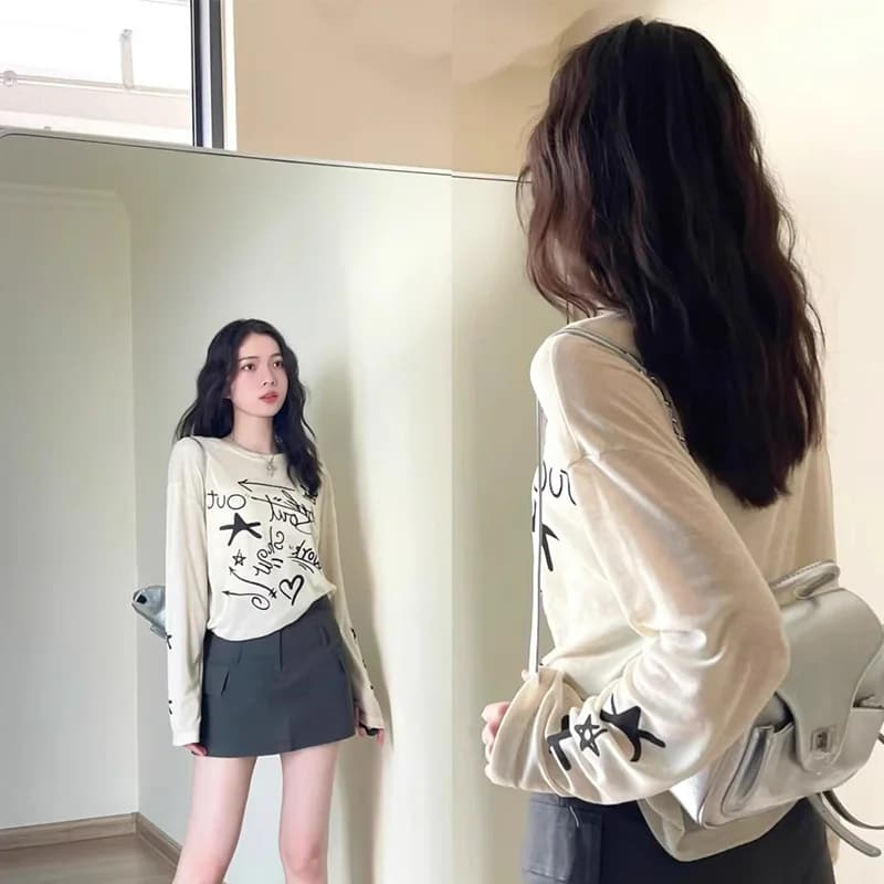 T-shirts à manches longues pour femmes, hauts en dentelle, coupe cintrée, confortable, respirant, ex