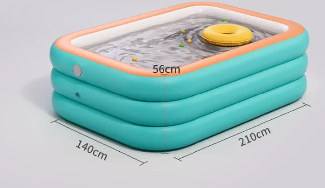 Piscine gonflable en PVC, 1 pack, durable et facile à installer