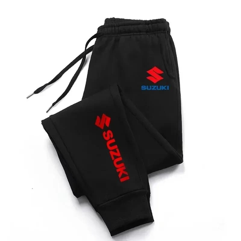 Pantalon décontracté sportif imprimé Suzuki, confortable, long, doux et ample, pour hommes et femmes