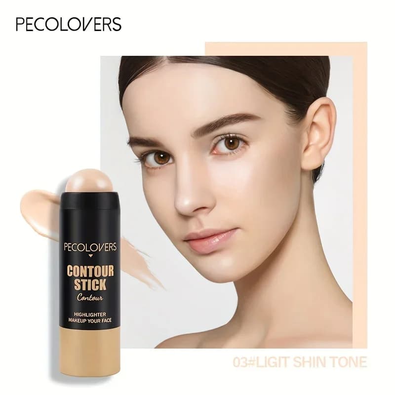 Bâton bronzant pour surbrillance du visage, fard à joues éclaircissant, stylo correcteur longue duré