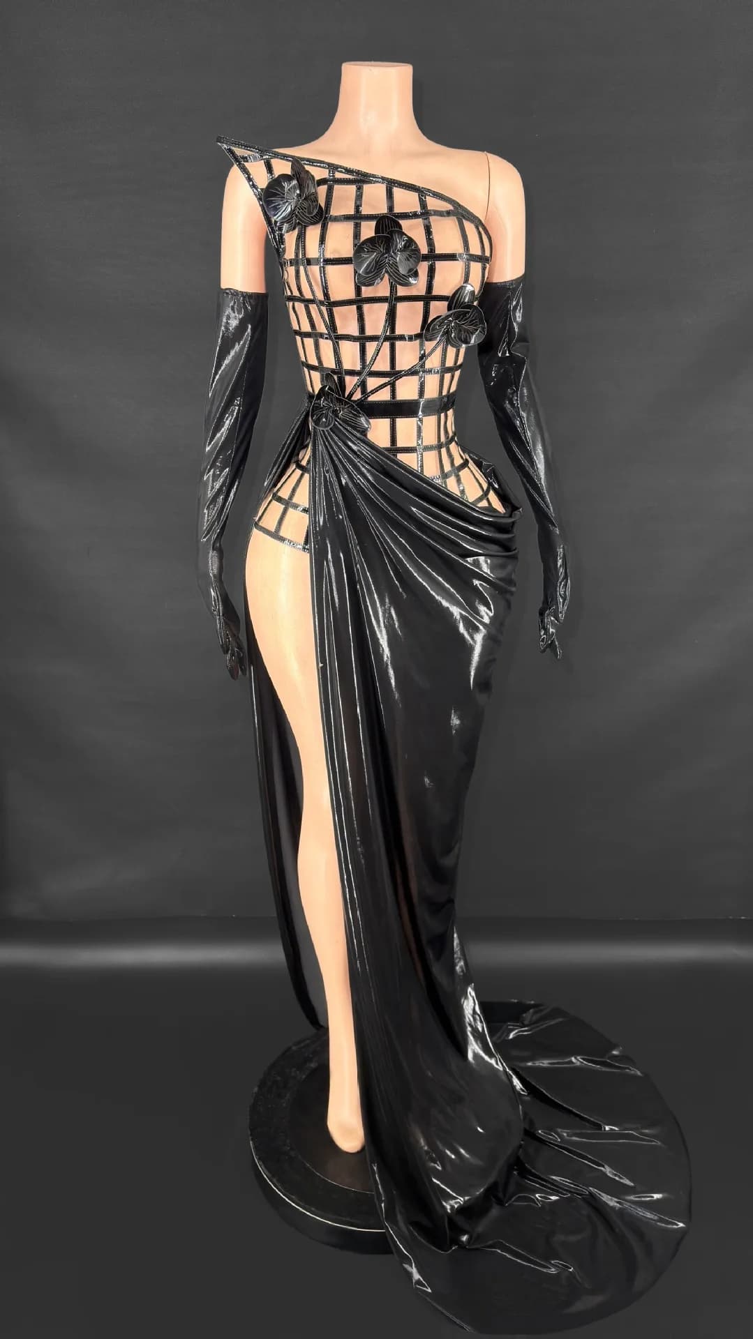 Robe de bal asymétrique asymétrique, élégante, déesse grecque, asymétrique, épaule dénudée, tapis ro