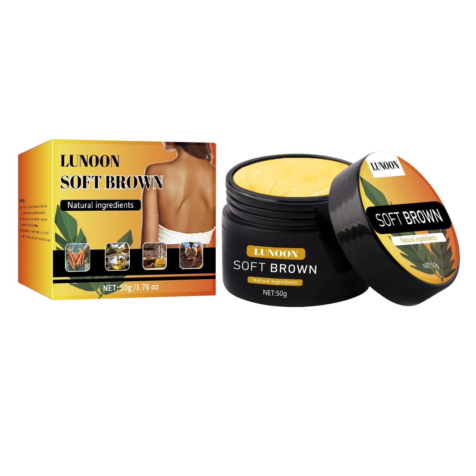 Crème Autobronzante & Protectrice Solaire - Bronzant Visage & Corps Longue Durée, Formule Nourrissan
