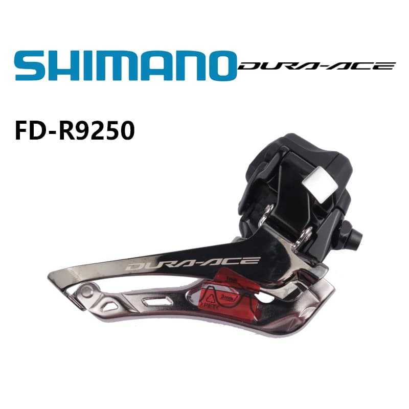 Dérailleur avant Shimano DURA-ACE FD-R9250 Di2 2x12 vitesses, fixation par soudure, pour vélo de rou
