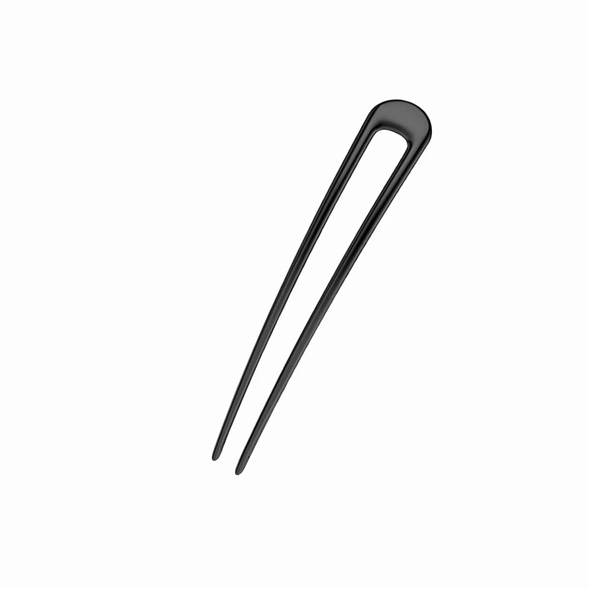 Fourchette à cheveux en forme de U de 15cm, élégante, en alliage de couleur or argent, cheveux longs