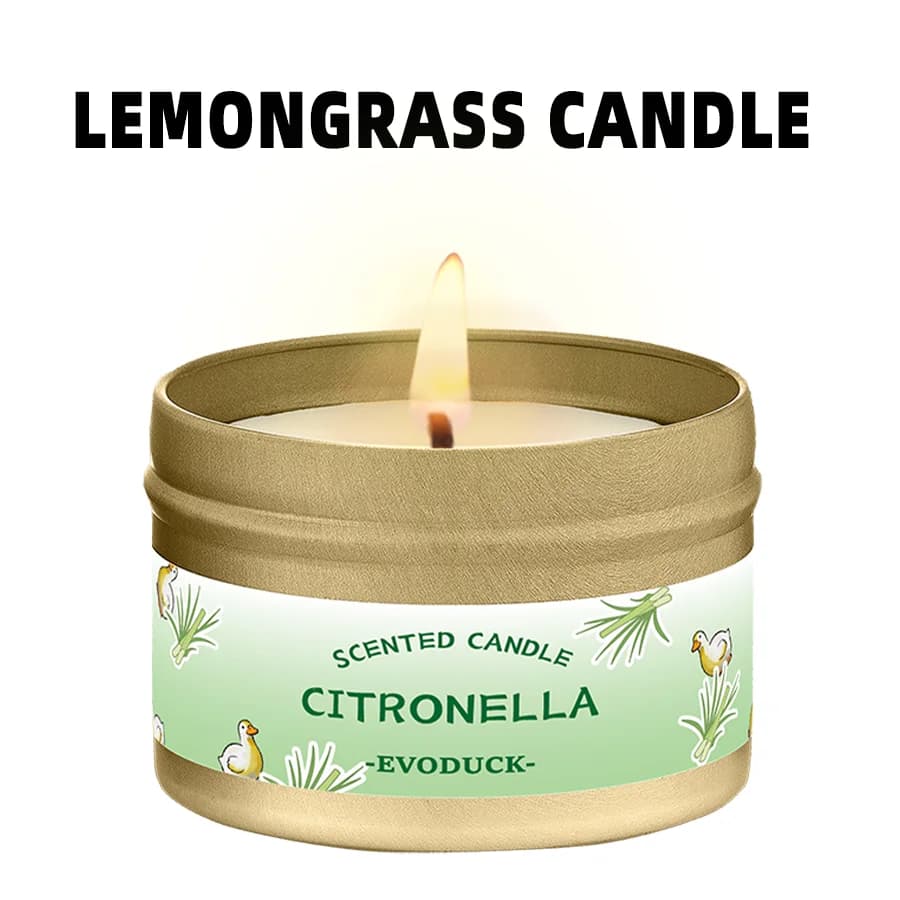 Bougie à la citronnelle pour l'extérieur, bougie parfumée à la citronnelle pour patio, balcon, jardi