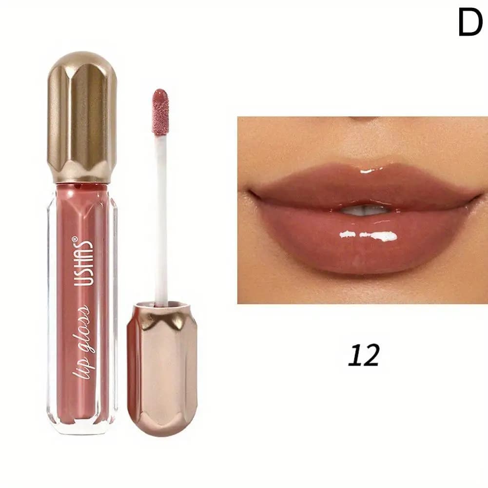 Gloss à lèvres hydratant brillant effet miroir pour des lèvres plus pulpeuses, gloss repulpant longu