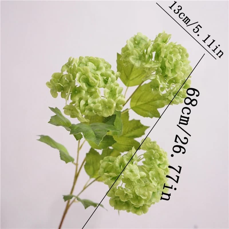 Fleurs d'hortensia artificielles au toucher réel, bouquet de fleurs pour la maison, décoration de ma