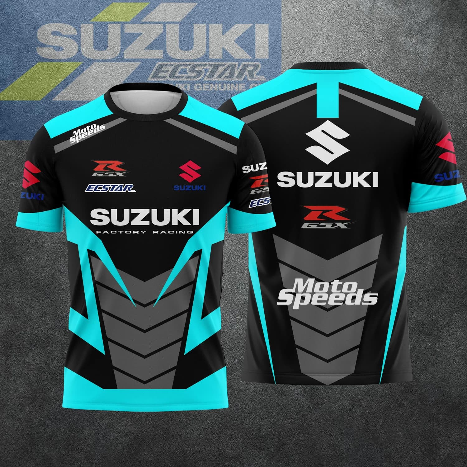Suzuki Racing Team 2026 nouveau t-shirt pour hommes, vêtements de sport à manches courtes d'été pour