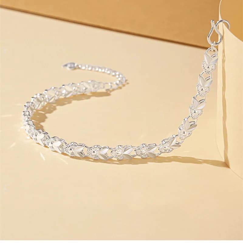 Chaîne de bracelet en argent Sterling 925 pour femmes, bijoux de luxe pour fête et mariage, cadeau p