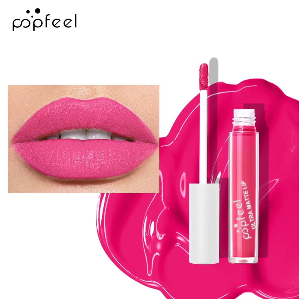 POPFEEL – vernis à lèvres de fête, couleur bonbon, brillant à lèvres noir, tasse antiadhésive, brill