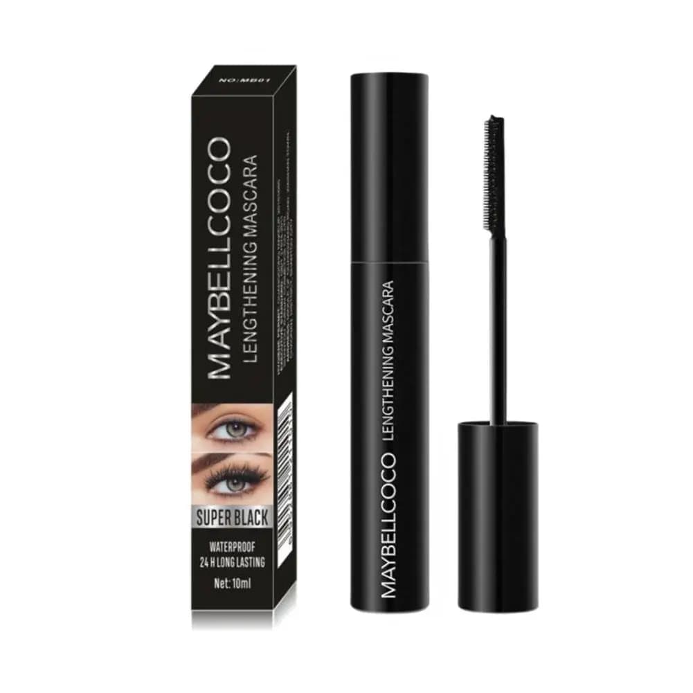Mascara allongeant Maybellcoco de marque naturelle 3D, 10ml, 24H, longue durée, imperméable, séchage