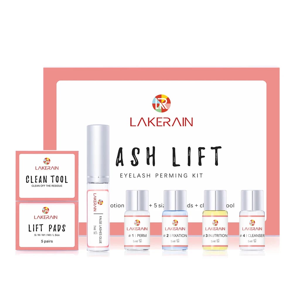 Nouveau Kit de levage de cils longue durée, Lotion permanente, colle de Fixation, cils bouclés, Salo