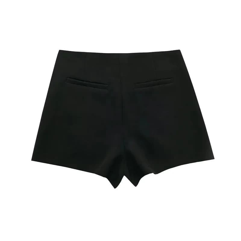 MUJER 2025 noir Mini jupe Shorts femme mode asymétrique jupe pour femmes taille haute jupes courtes 