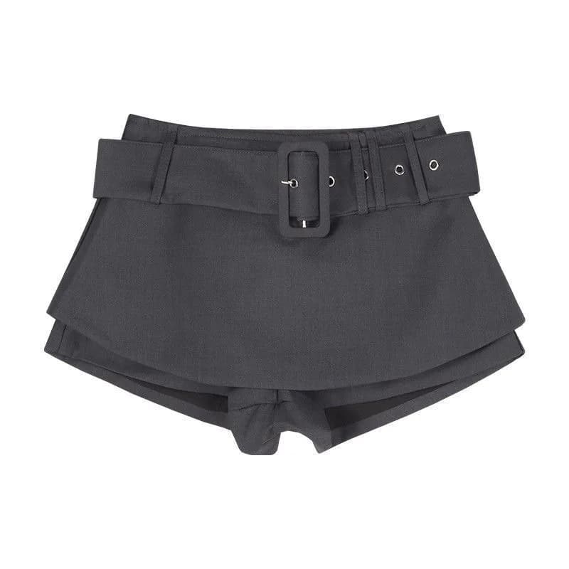 Jupe courte trapèze Sexy pour femmes, Mini jupe portefeuille Anti-lumière, marche printemps été, nou
