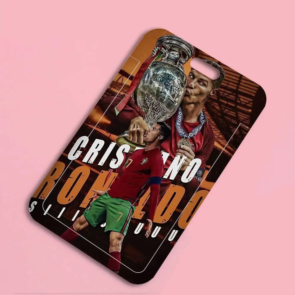 Porte-cartes de crédit C-Cristiano R-Ronaldo CR7 avec long cordon, porte-carte d'identité pour emplo