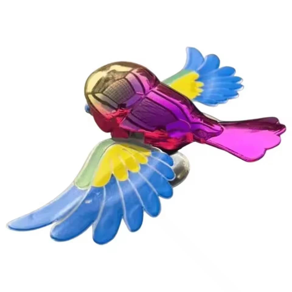 Nouveaux oiseaux volants amusants pour la décoration de voiture, ornements créatifs, ailes battantes