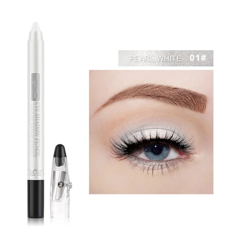 Stylo fard à paupières nacré, 12 couleurs, longue durée, imperméable, surligneur pour les yeux, bril