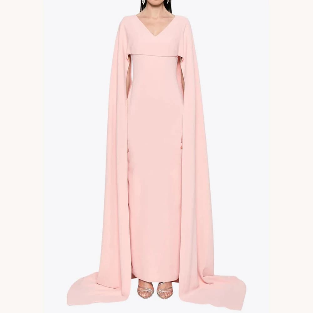 Robe de soirée trapèze personnalisée, Sexy, élégante, manches longues, pour occasions formelles, exq