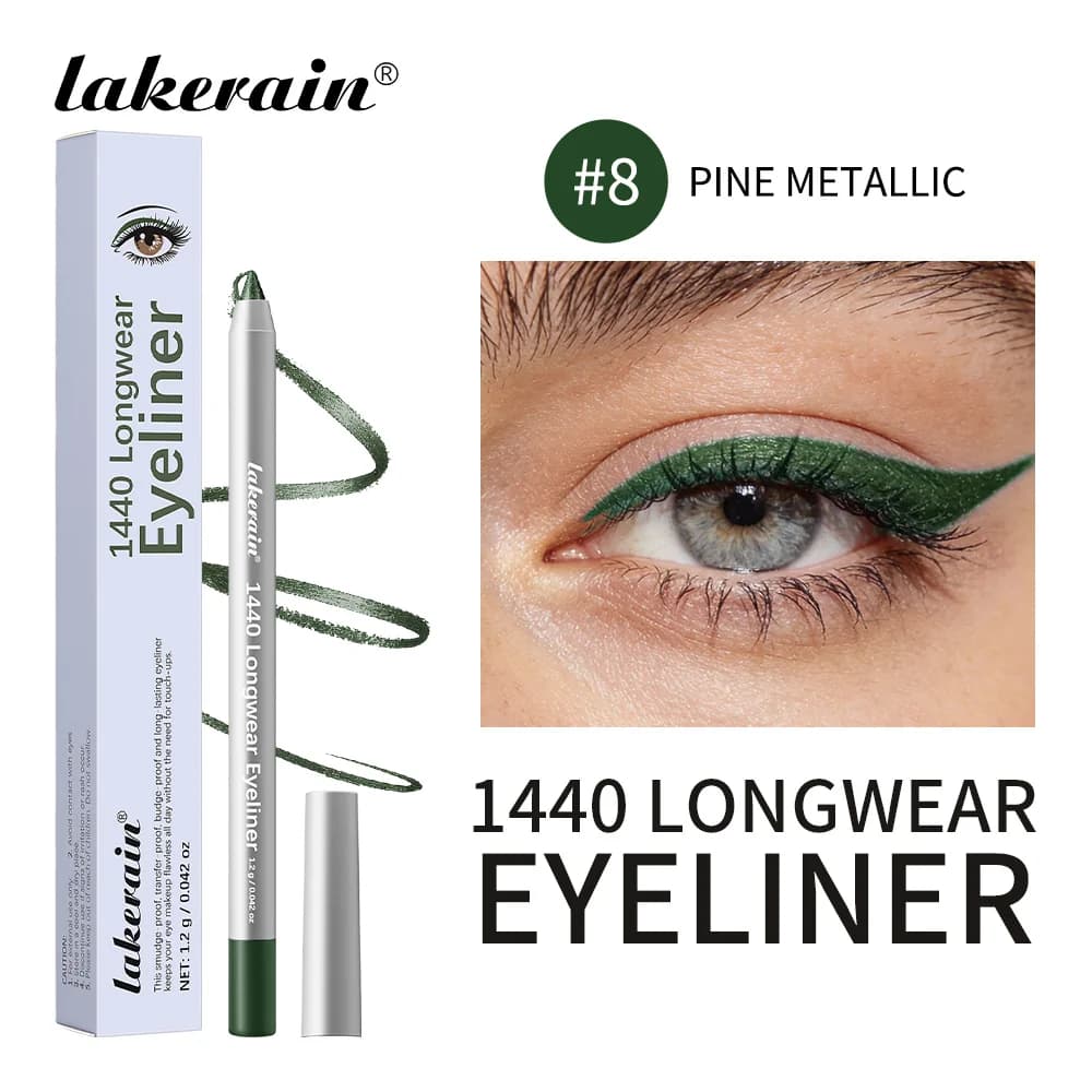 Crayon Eyeliner Imperméable Longue Durée Anti-Bavures Anti-Transfert Application Lisse Maquillage de