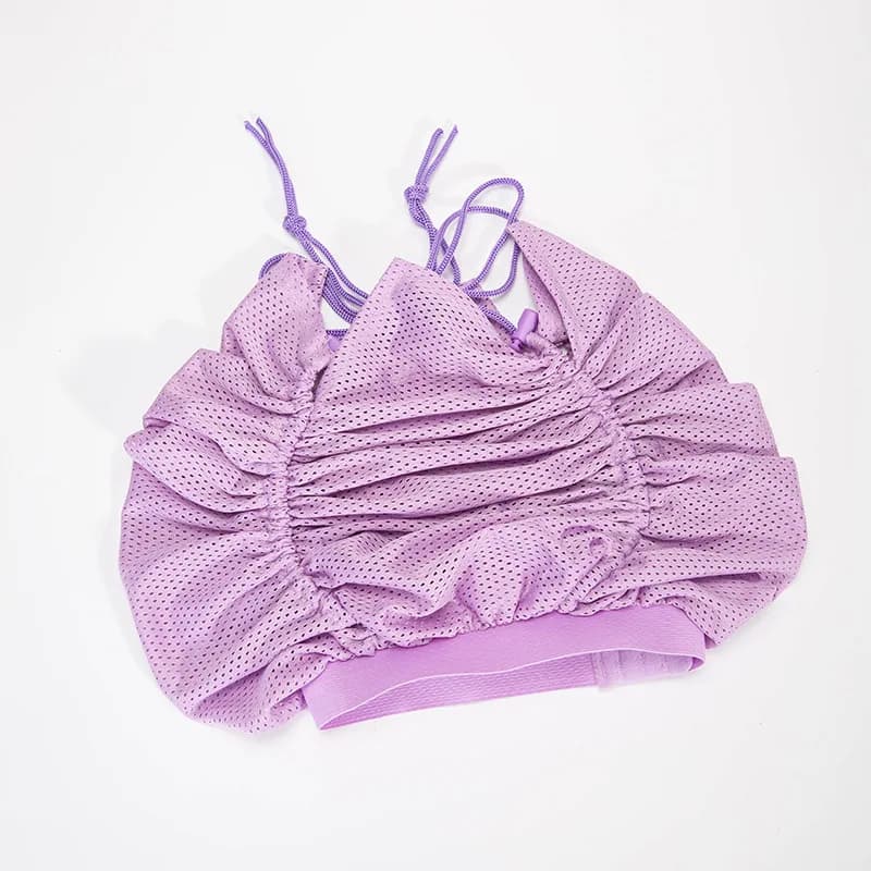 Bonnet de nettoyage en filet pour sécher les cheveux bouclés, cordon réglable, Bonnet pour sécher le