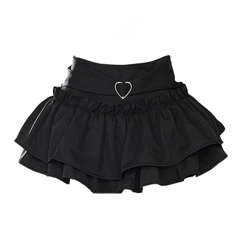 Jupes gâteau bouffantes à volants pour femmes, Chic, populaire, douce, épicée, pour filles, gothique