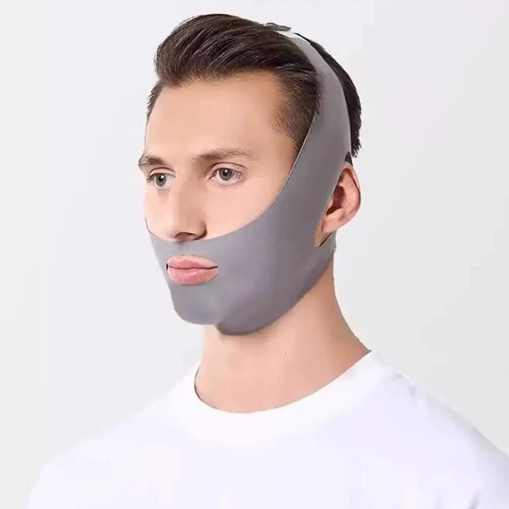 Masque de sommeil sculptant le visage, respirant, élastique, raffermissant, soins de la peau, sangle