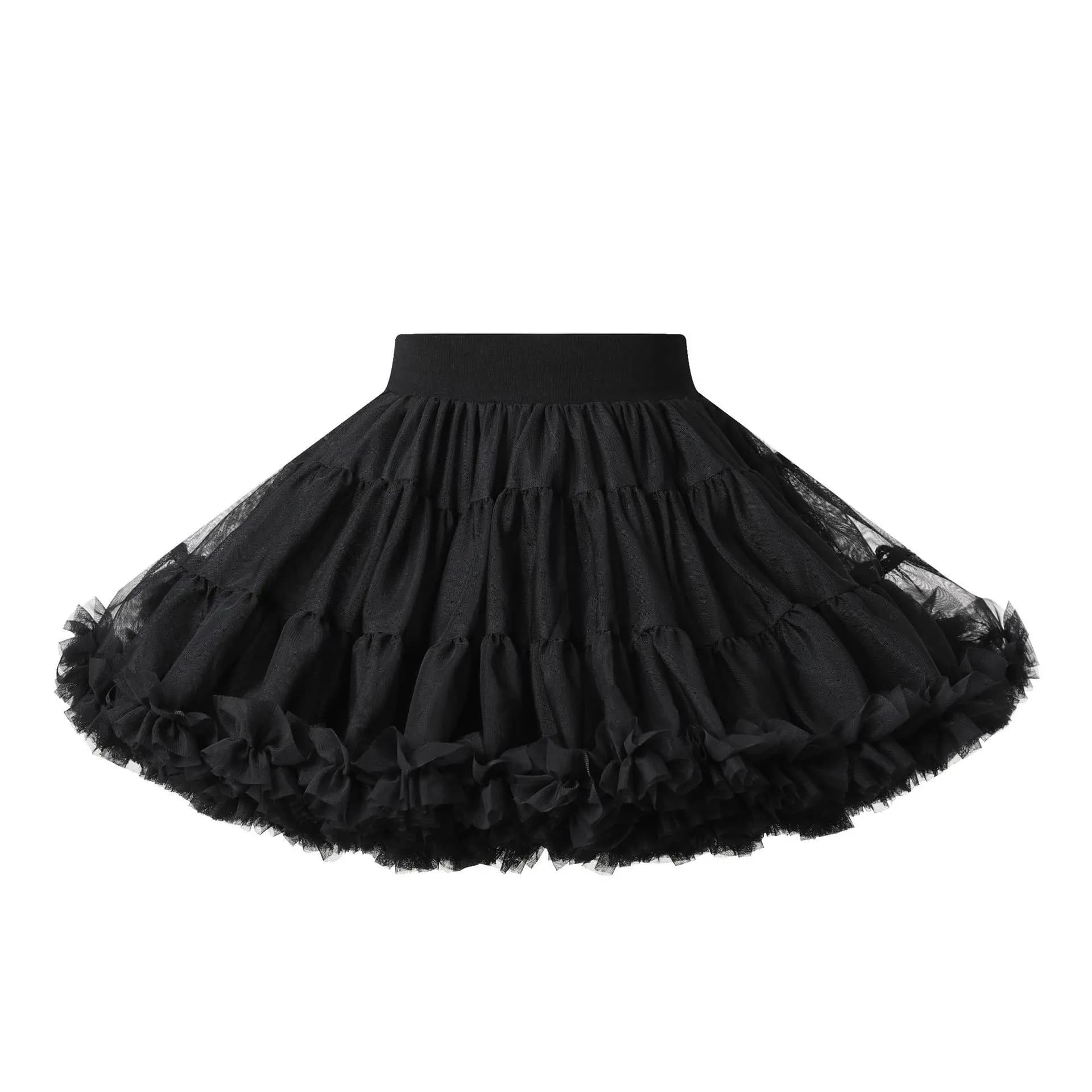Jupe tutu en dentelle moelleuse pour bébé fille, jupe en tulle pour enfant, jupe de ballet pour fill