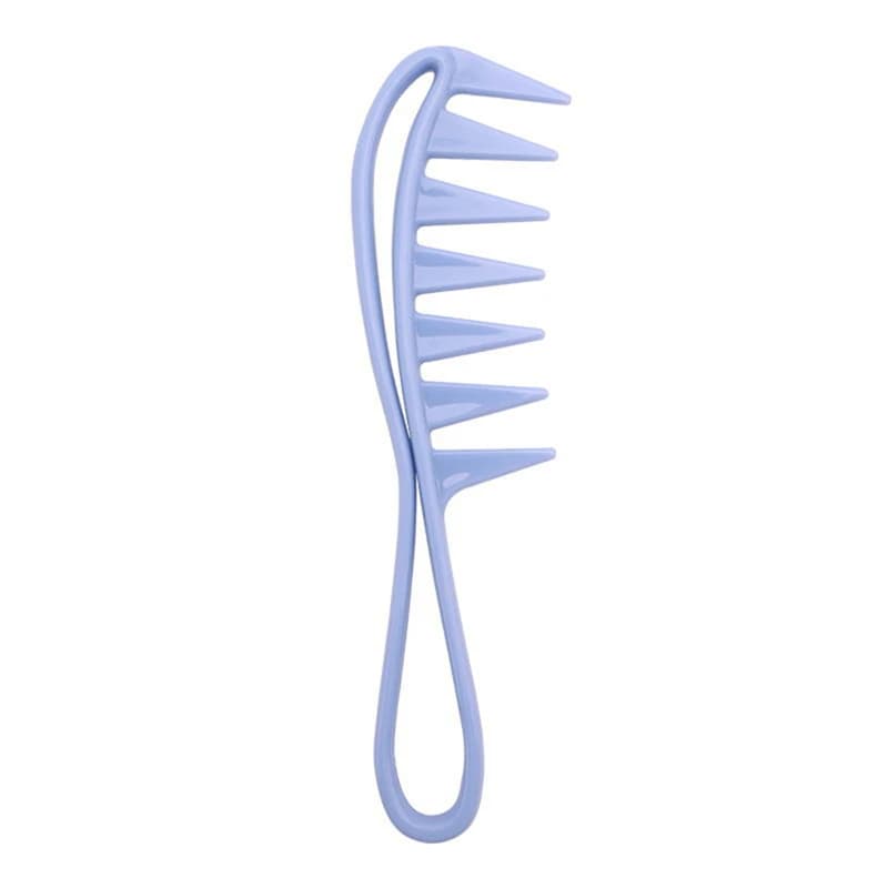 Peigne à cheveux requin à dents larges, portable, multi-documents, peigne à cheveux en plastique, po