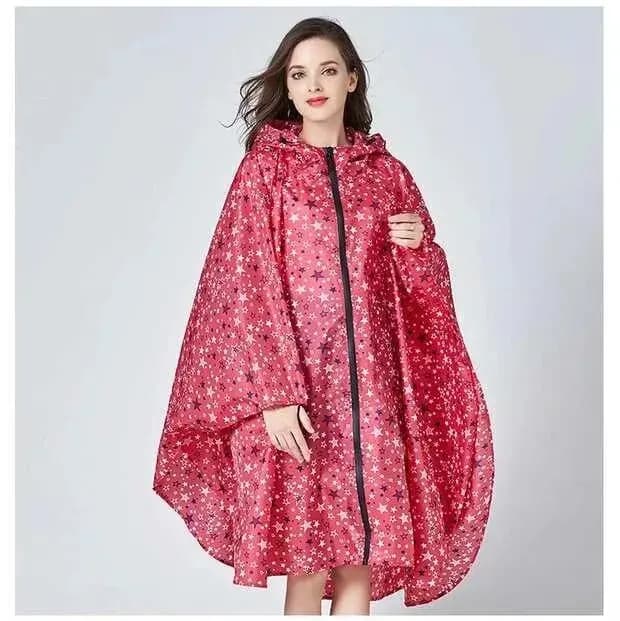 Poncho imperméable pour femmes, imperméable coloré avec capuche et fermeture éclair, cape de Camping