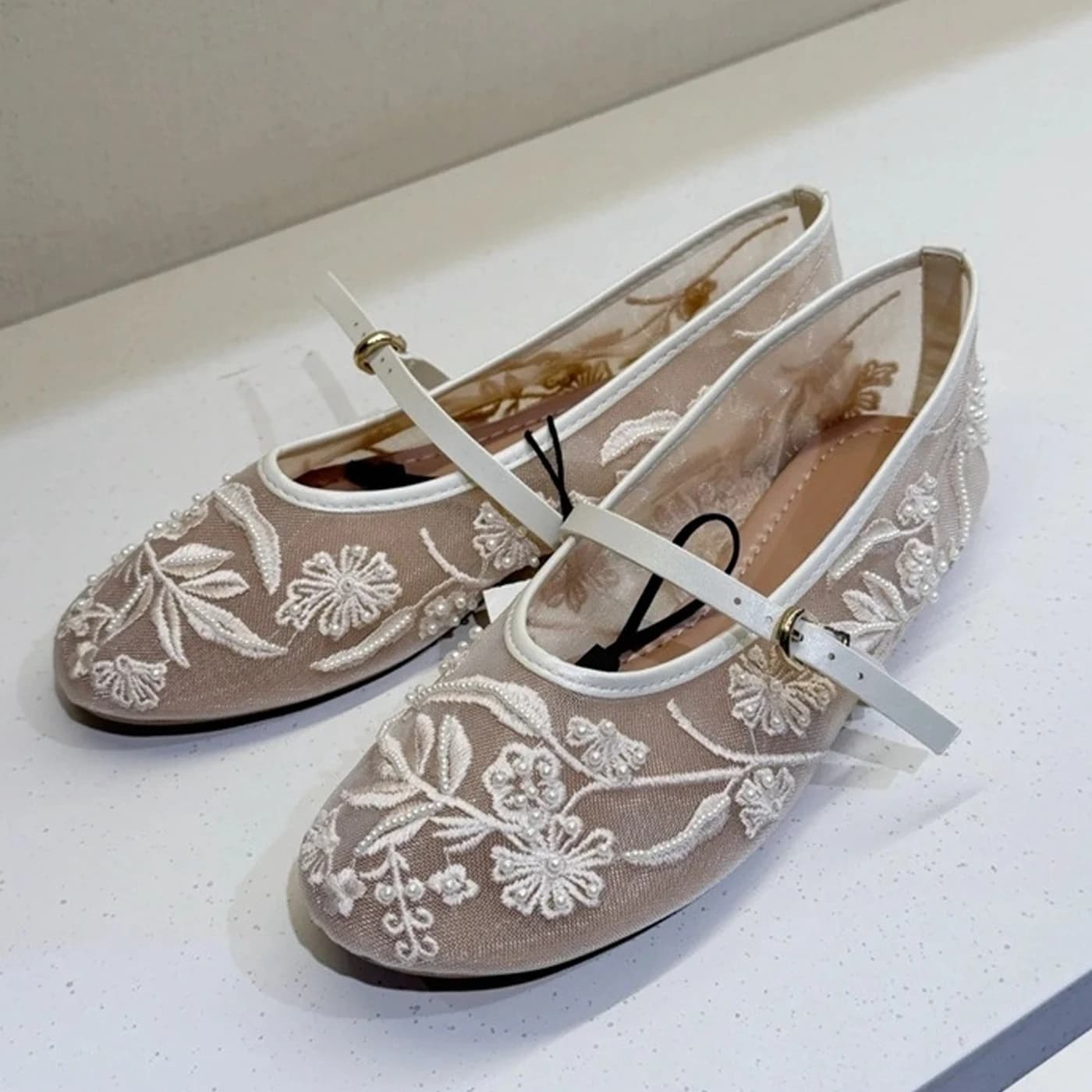Printemps automne bout rond talons plats femmes mode concis décontracté robe De soirée chaussures Za