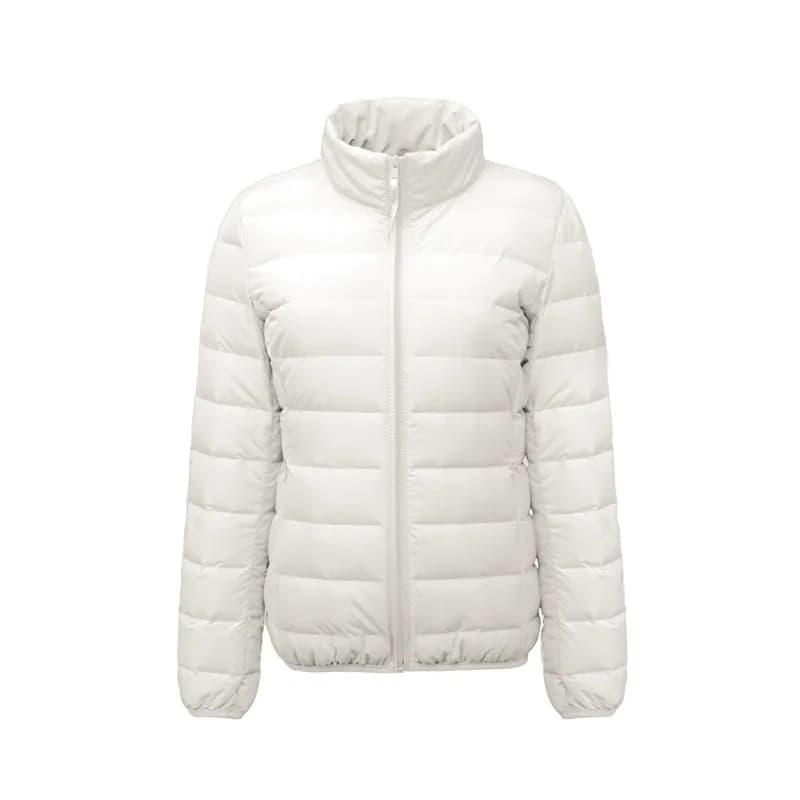 Doudoune Ultra légère pour femme, Style court, canard blanc, coupe cintrée, Portable, Slim Fit, vête