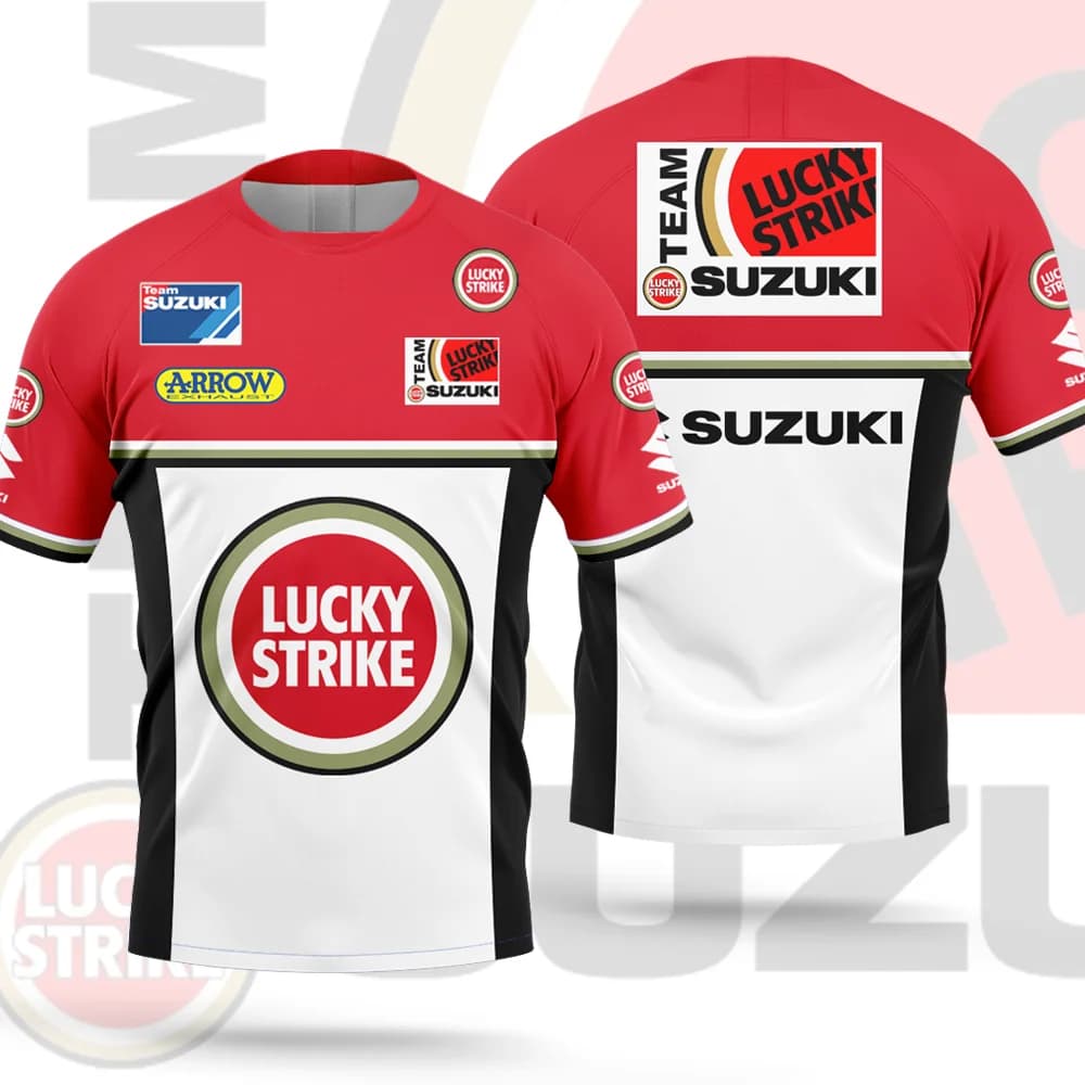 T-shirt pour hommes Suzuki TEAM Motorcycle Kevin Schwantz 34 Driver Fans, manches courtes, été, 2026