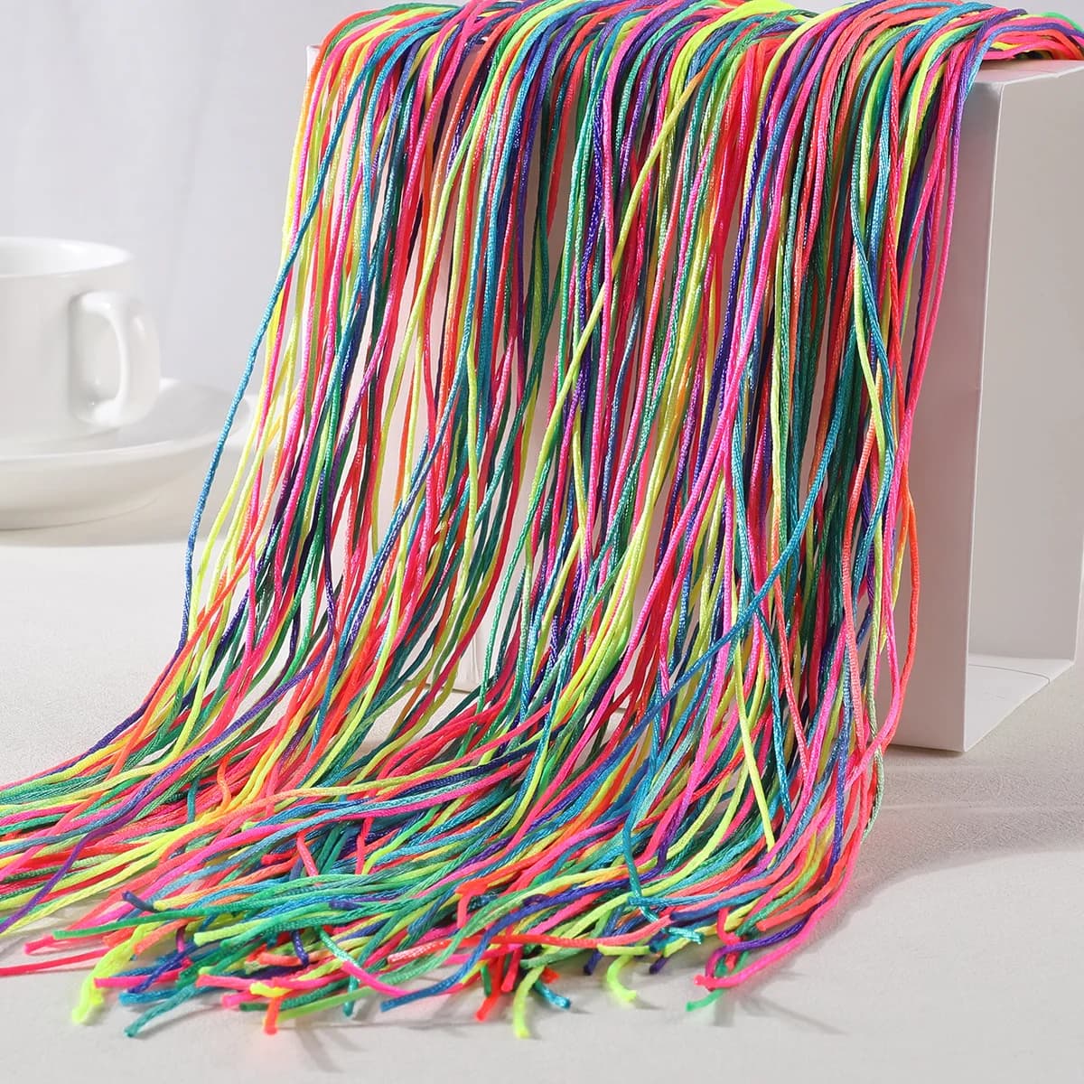 Tresses de cheveux colorées, 20 pièces, brins de corde 90cm pour filles, tresses africaines, bricola