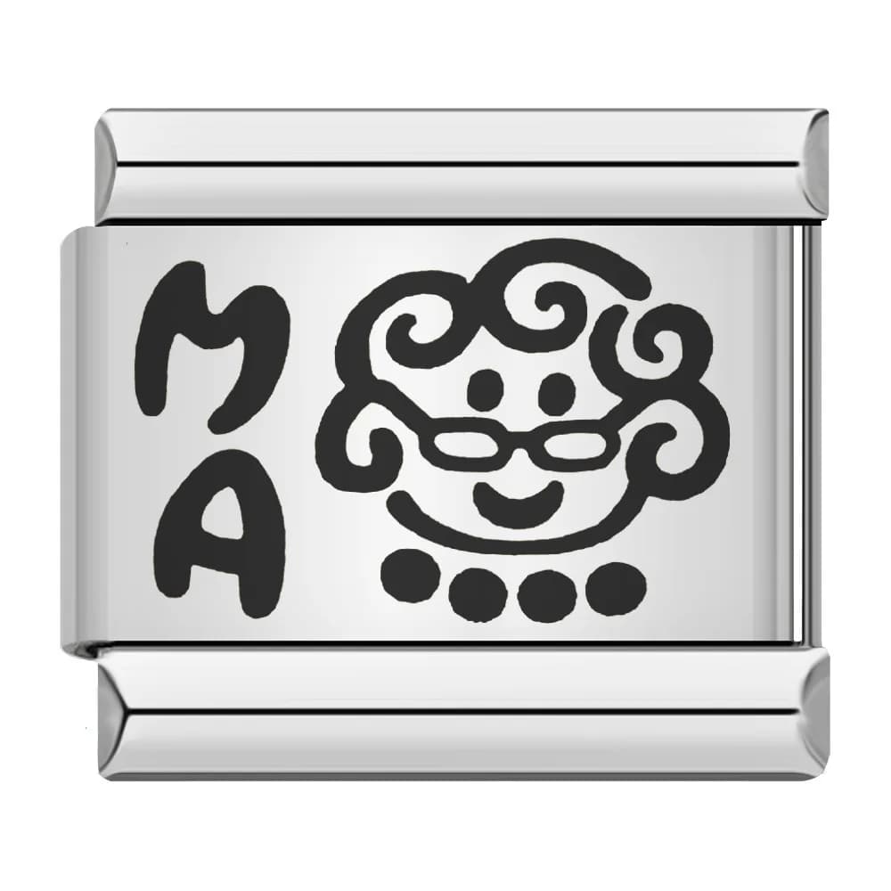 URING New Love Best Friend Niece empreintes vous-moi liens de charme italien adaptés 9mm Bracelet en