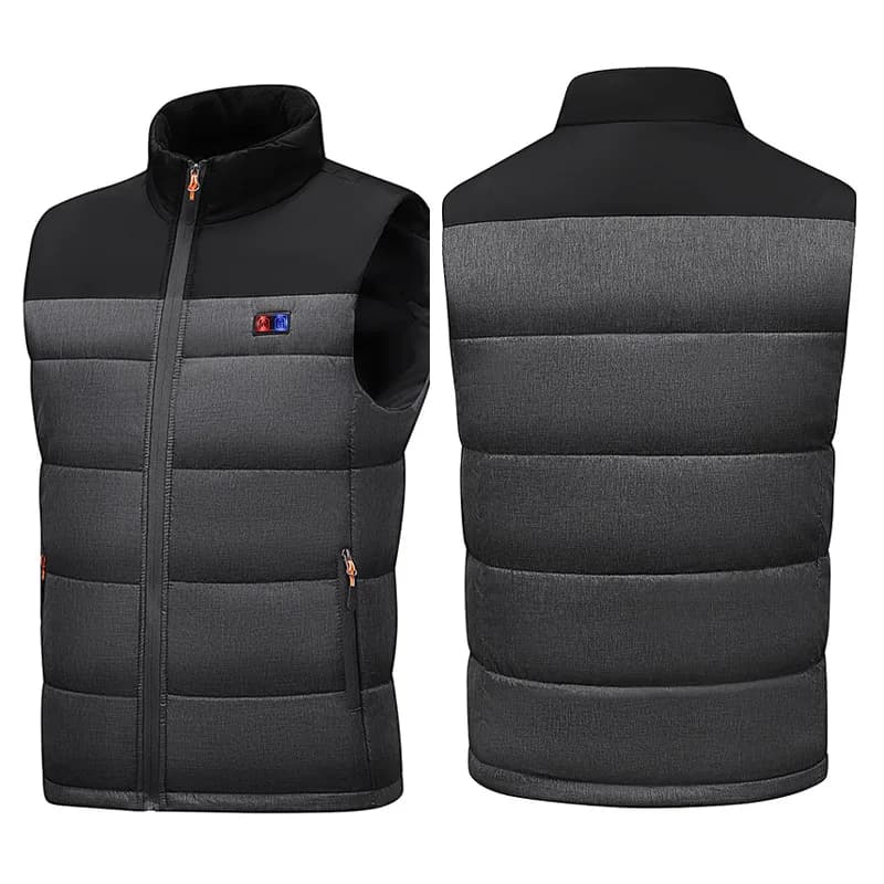2025 nouveau gilet chauffant pour hommes femmes, veste chauffante électrique 11 zones avec batterie,