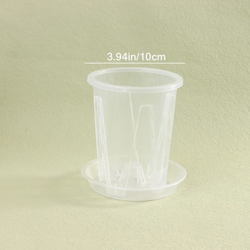 Pot de plantes écologique Transparent épaissi, jardinière de fleurs respirante, grand Pot de fleur p