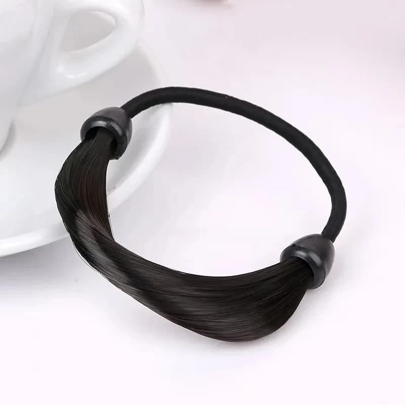 Faux cheveux bandeau frange perruque frange bandeau Extension de cheveux femmes filles Clips dans l'
